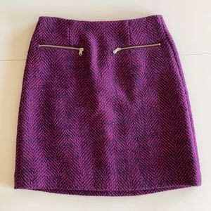 New LOFT purple-pink skirt with deep pockets